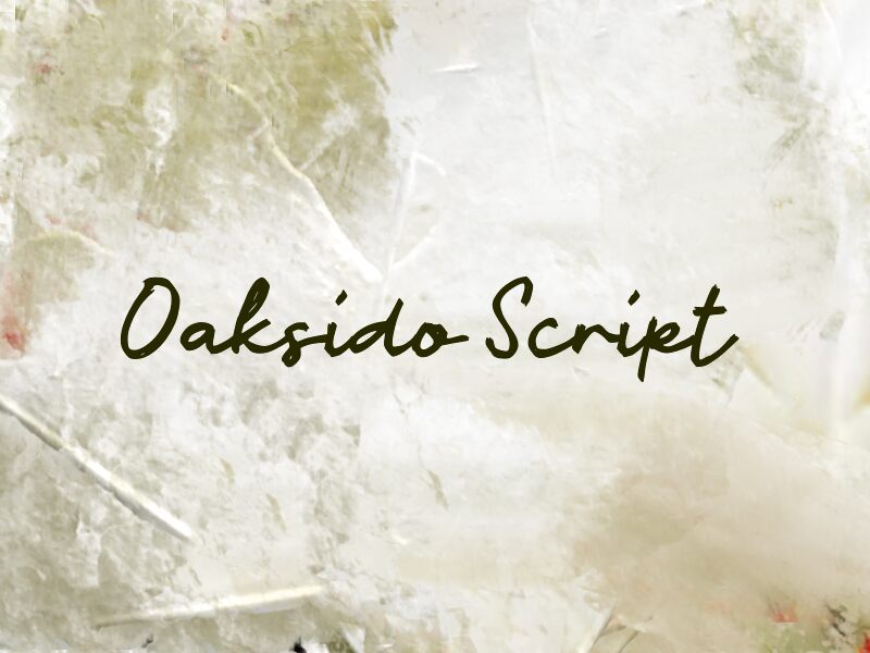 Oaksido Script
