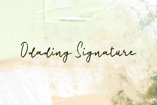Odading Signature