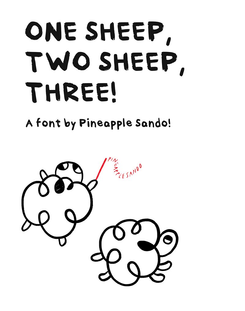 One Sheep Two Sheep Three