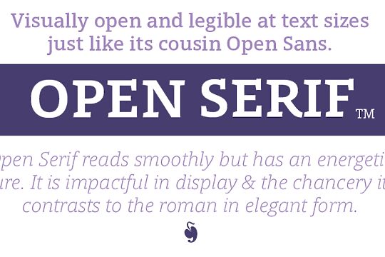 Open Serif