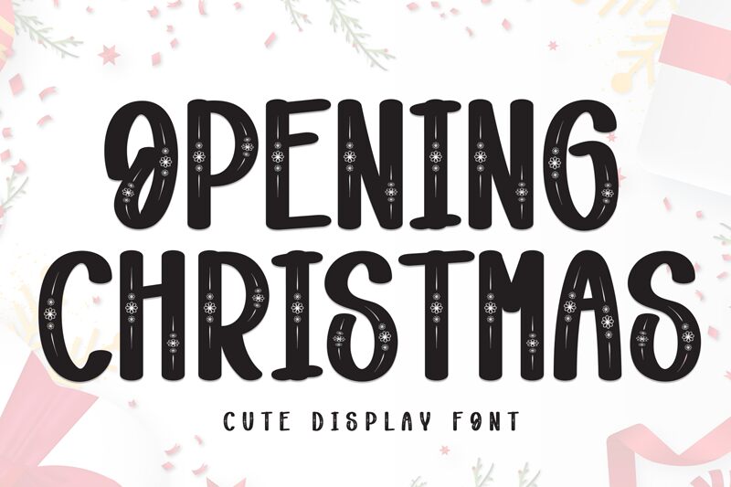 Opening Christmas