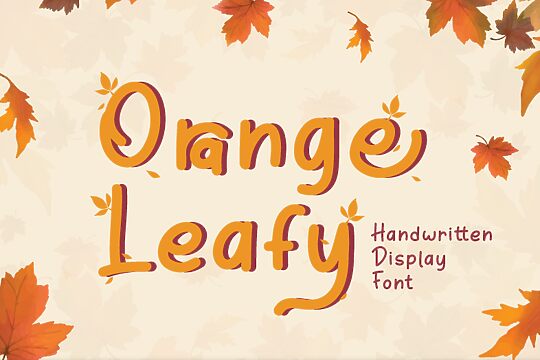 Orange Leafy Display