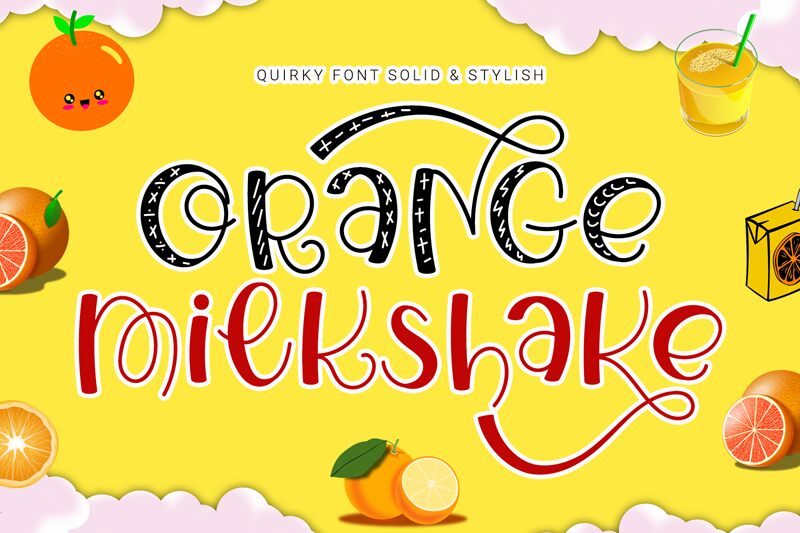 Orange Milkshake