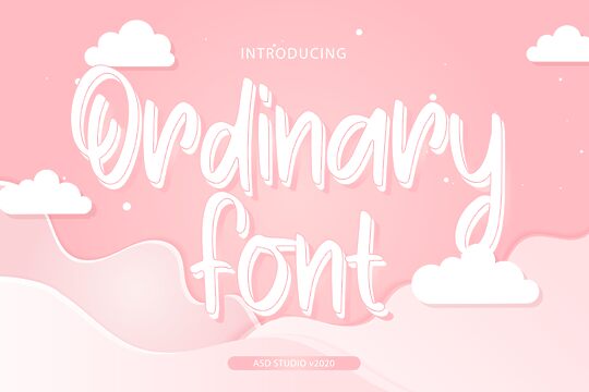 Ordinary Font