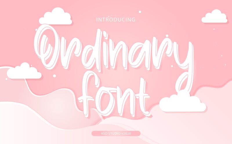 Ordinary Font