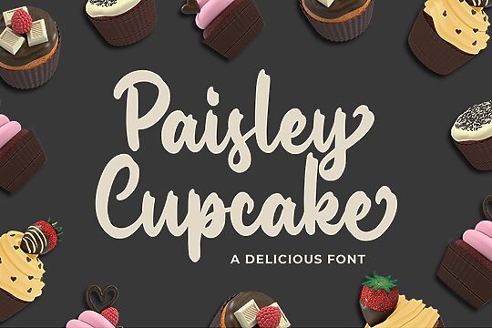 Paisley Cupcake