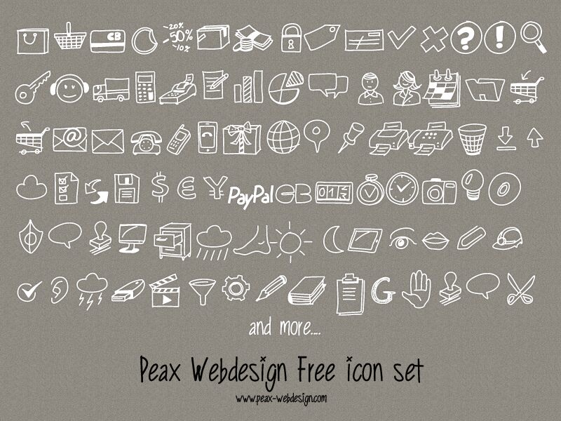 Peax Drawn Icons