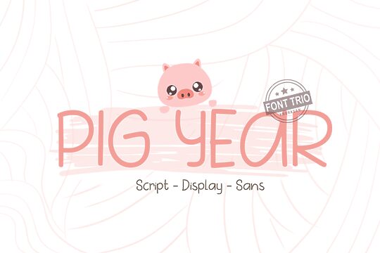 Pig Year Sans