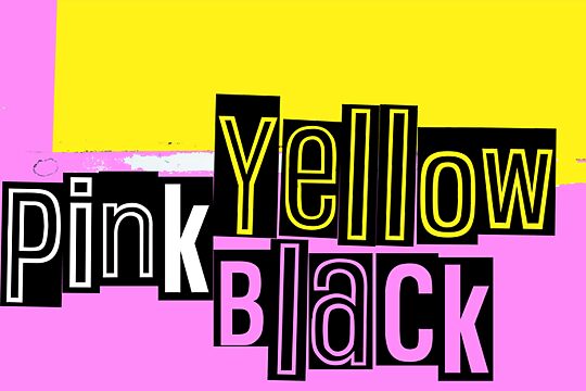 Pink Yellow Black