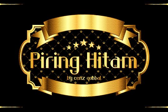 Piring Hitam