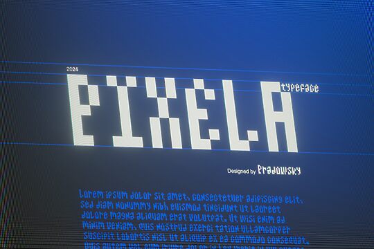 Pixela Typeface