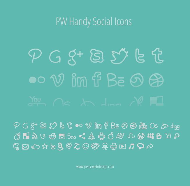 PW Handy Social Icons