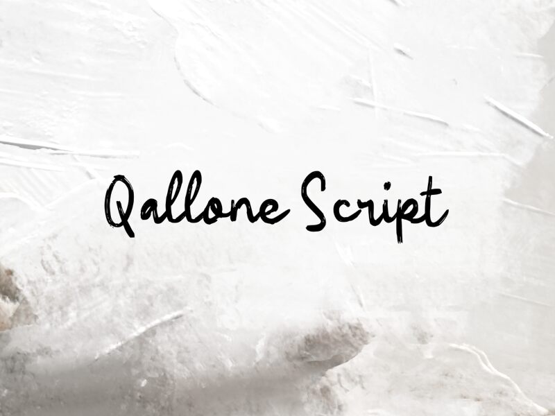 Qallone Script