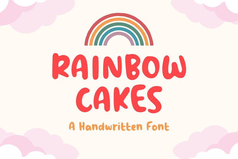 Rainbow Cakes