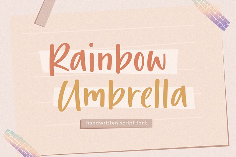 Rainbow Umbrella