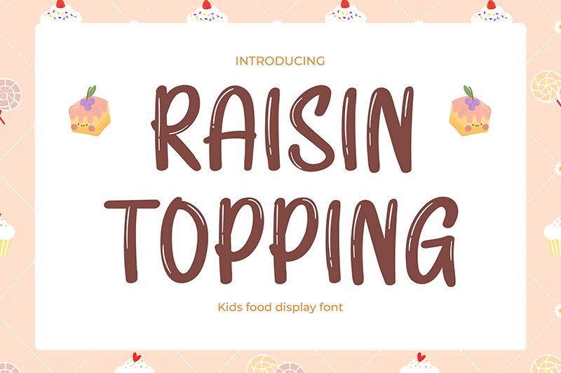 Raisin Topping