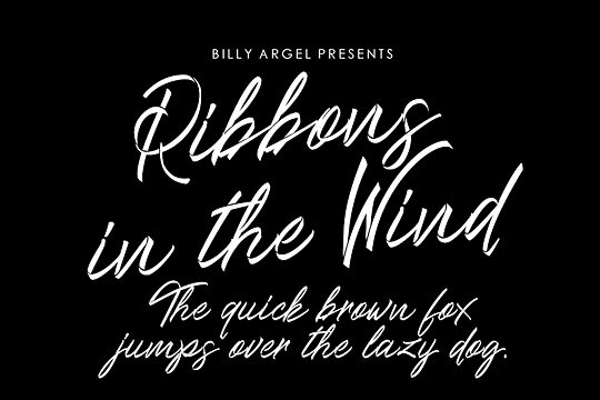 Ribbons in the wind