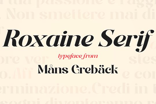 Roxaine Serif