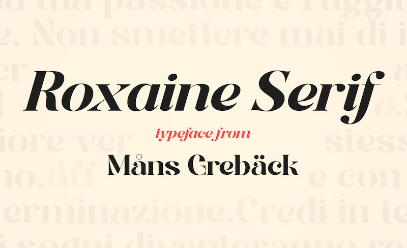 Roxaine Serif