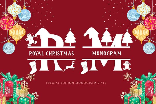 Royal Christmas Monogram