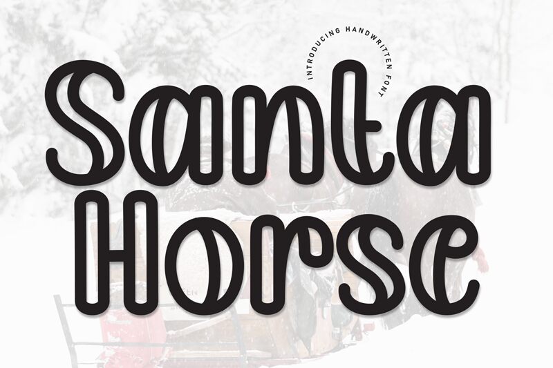 Santa Horse