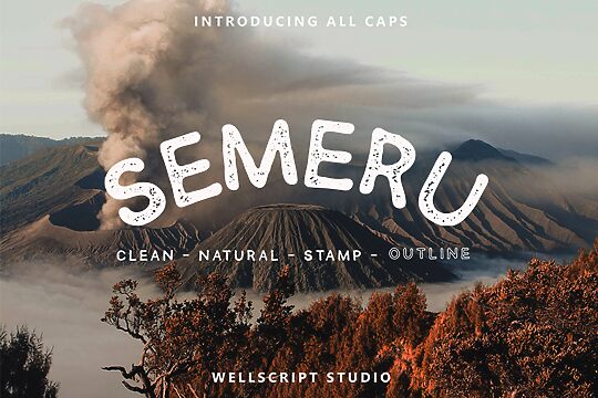 Semeru Stamp