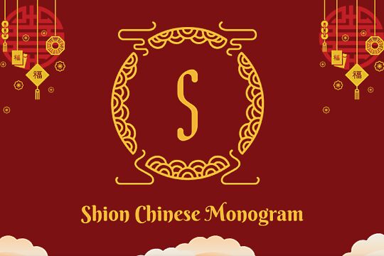 Shion Chinese Monogram