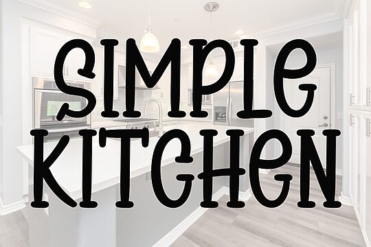 Simple Kitchen