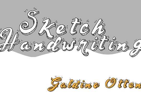 Sketch Handwriting