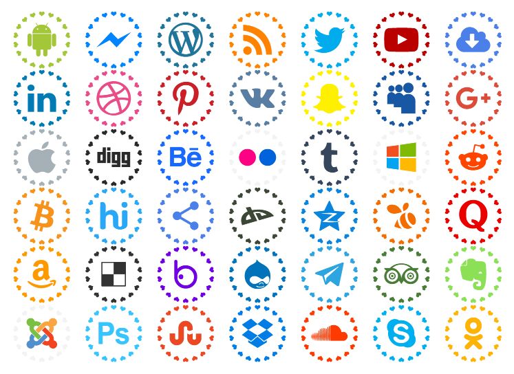 Social Networks Colors