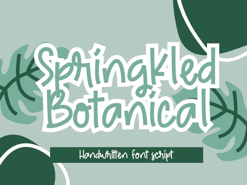 Springkled Botanical