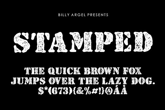 Stencil Army Fonts Free Download