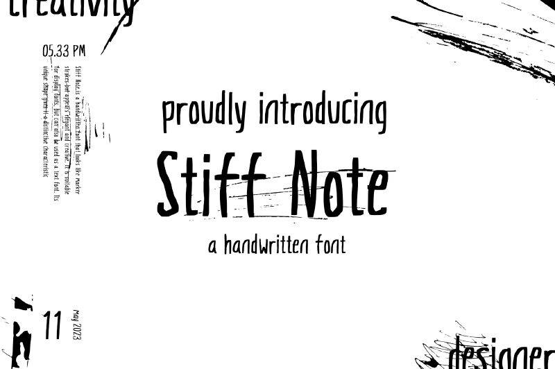 Stiff Note