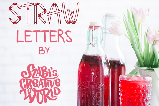 Straw Letters