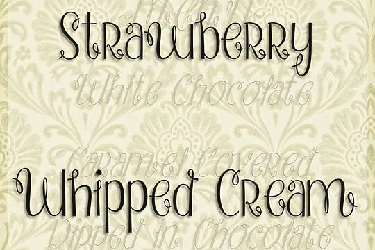 Strawberry Whipped Cream