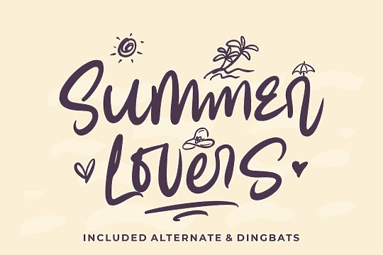 Summer Lovers Dingbat