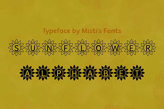Sunflower Alphabet