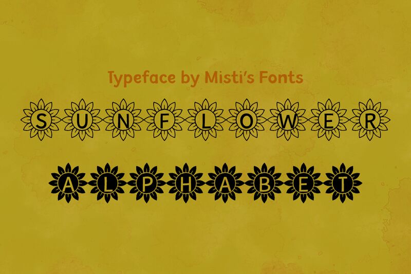 Sunflower Alphabet