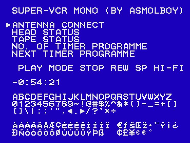 Super-VCR Mono
