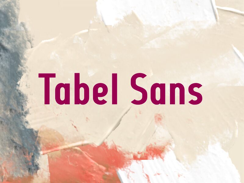 Tabel Sans