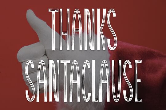 Thanks Santaclause