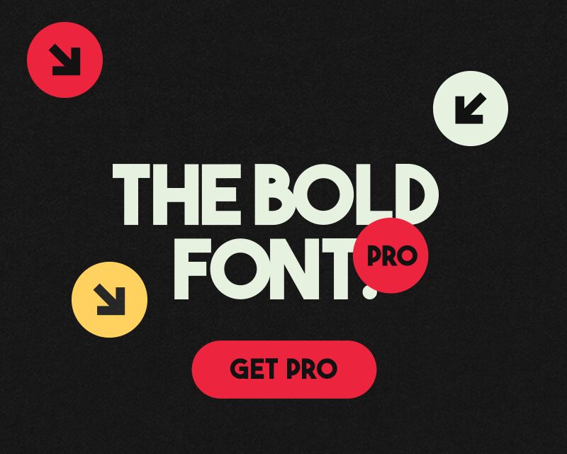 The Bold Font