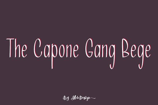The Capone Gang Bege