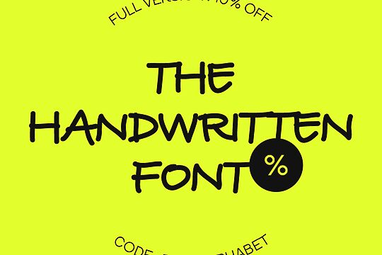 The Handwritten Font