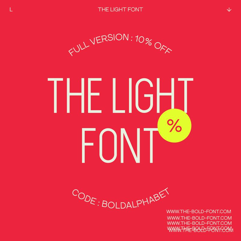 The Light Font