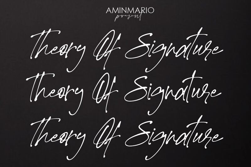 Theory Of Signature