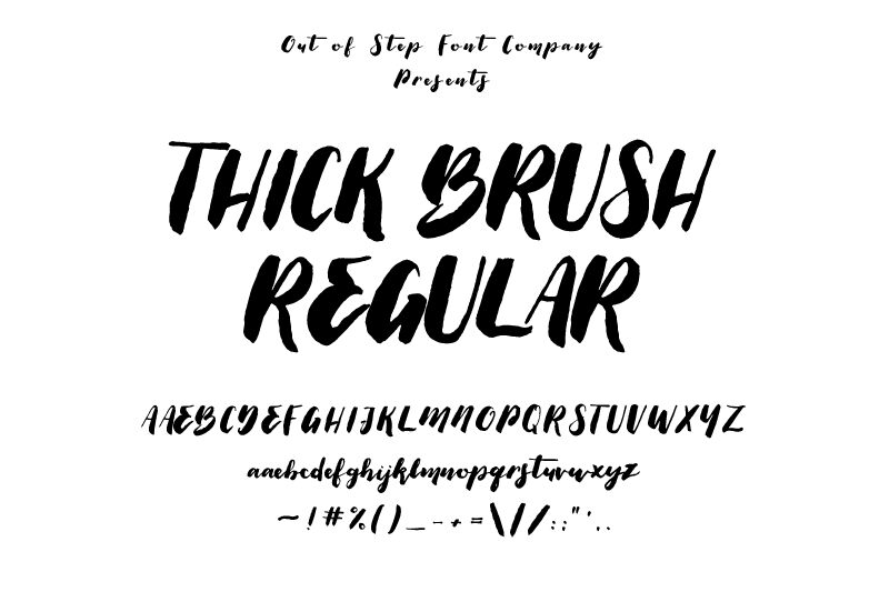 Thick Brush