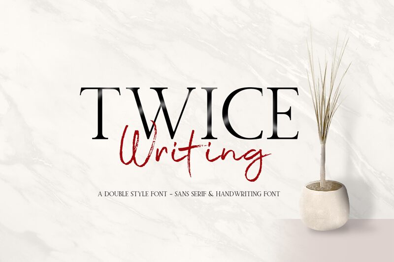 Twice Writing Serif