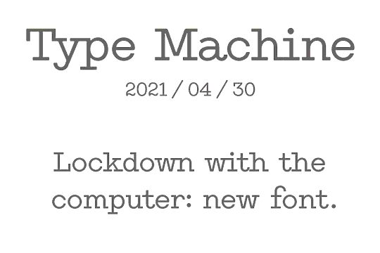 Type Machine