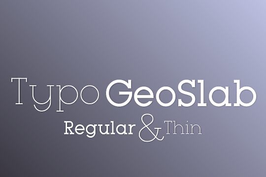 Typo GeoSlab